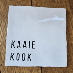 Kaaie kook zwart wit