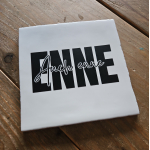 Enne? Aug enne. zwart wit