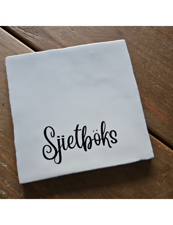 Sjietboks zwart wit Sjietboks zwart wit