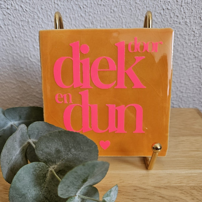 Door diek en dun 