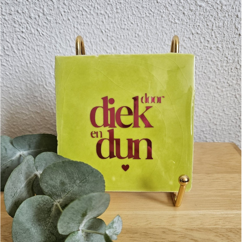 Door diek en dun 