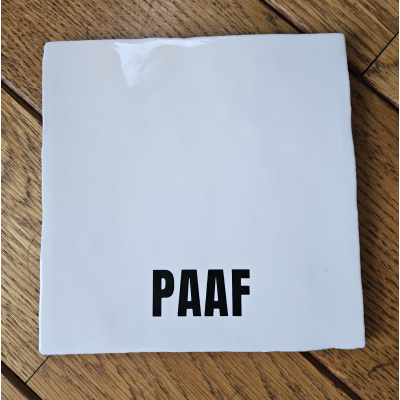 Paaf zwart wit