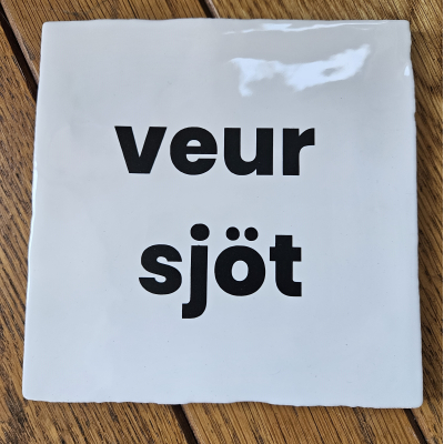 Veur sjöt zwart wit