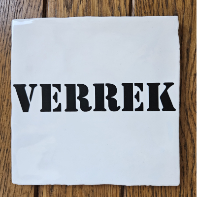 Verrek zwart wit